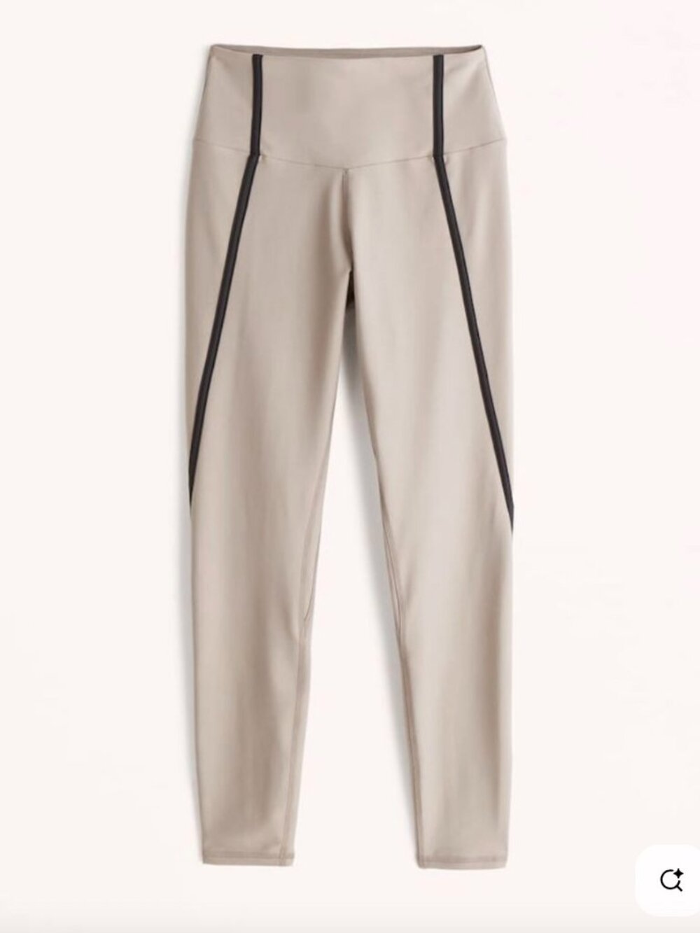 Abercrombie & Fitch SculptLUX High-Rise Leggings Oat XS Short